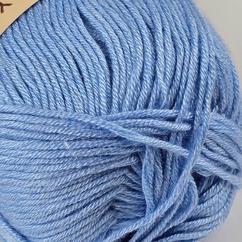 Yonkey Monkey 10-Pack of Yonkey Monkey 500 Grams Yarn - 70% Rayon derived from Bamboo, 30% Cotton - Imported - Light Blue 9001 - Image 3